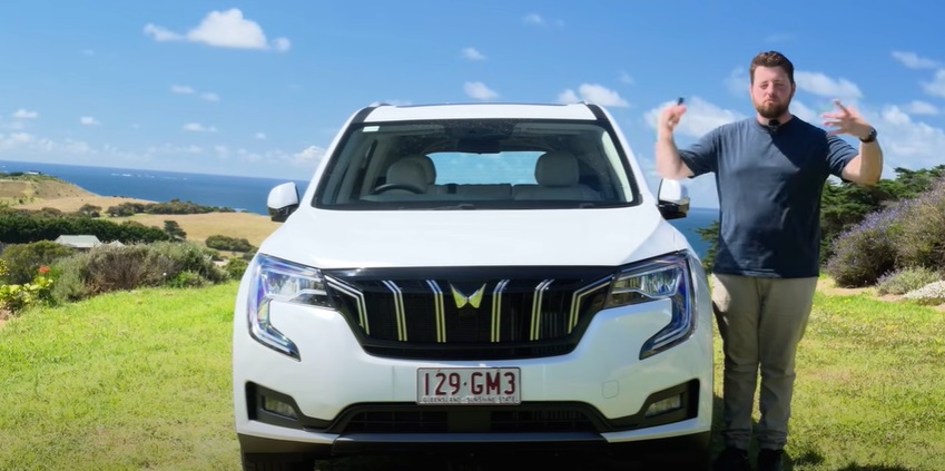 Australian youtuber carsauce reviews XUV 700